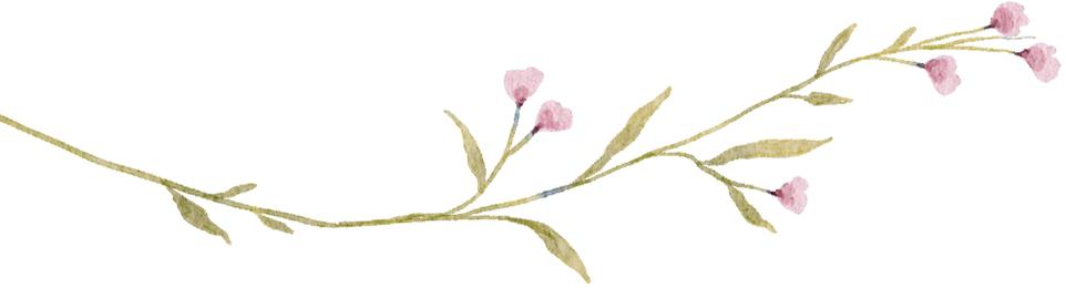 Hoa trang trí thiệp mời